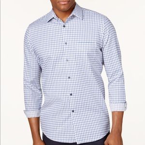 3/15 Sale! NWT Tasso Elba Woven Button-down shirt